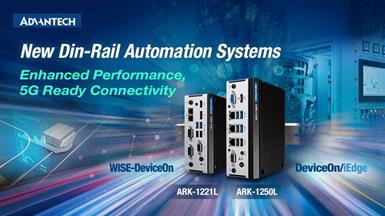 Advantech Augments Din-rail Edge Computer Line-up  with Enhanced Performance and ultra-compact design
